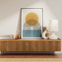 Minimaler Bogen des 20. Jahrhunderts II Poster