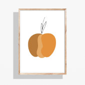 Minimaler Boho-Kürbis-Herbst Poster
