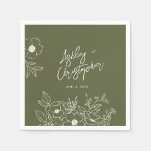 Minimaler Botanischer Blumencocktail