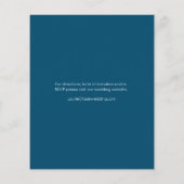 Minimaler Branch Budget Hochzeit Flyer (Hinten)