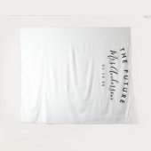 Minimaler Bridal-Hintergrund - Party-Dekor - Tapis Wandteppich (Vorderseite (Horizontal))