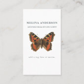 Minimaler Butterfly-Rettungslehrer Visitenkarte (Rückseite)