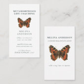 Minimaler Butterfly-Rettungslehrer Visitenkarte (Vorne/Hinten)