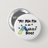 Minimaler Button-Agility-Hund Button (Vorne & Hinten)
