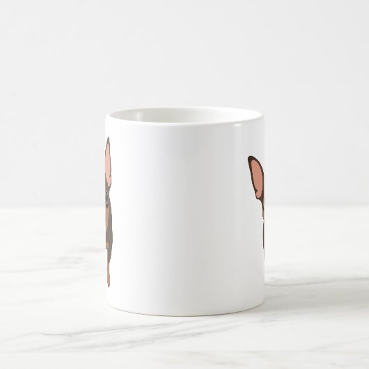 Minimaler Button-Liebhaber-klassische Kaffee-Tasse Kaffeetasse (Mittel)