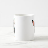 Minimaler Button-Liebhaber-klassische Kaffee-Tasse Kaffeetasse (Mittel)