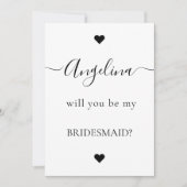 Minimaler Chic werden Sie mein Vorschlag für eine  Einladung (Vorderseite)