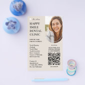 Minimaler Dental Cosmetic ästhetische Zahnarzt-San Flyer (Einzeln)