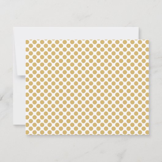 Minimaler Dot Stilvolle moderne moderne Note Card Mitteilungskarte (Rückseite)