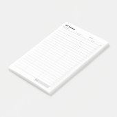 Minimaler einfacher Kostengünstiger Post-it Klebezettel (angewinkelt)