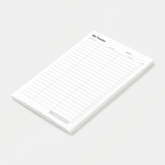 Minimaler einfacher Kostengünstiger Post-it Klebezettel (angewinkelt)