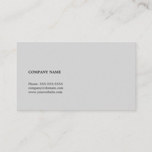 Minimaler einfacher sauberer Elegant-Networking-Be Visitenkarte (Rückseite)