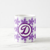 minimaler, eleganter Bestfriendepunkt in Monogramm Kaffeetasse (Mittel)