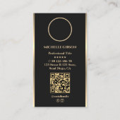 Minimaler eleganter Immobilienmarkt Foto Hypotheke Visitenkarte (Rückseite)