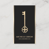 Minimaler eleganter Immobilienmarkt Foto Hypotheke Visitenkarte (Vorderseite)