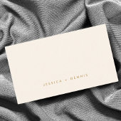 Minimaler Eleganter Script QR Code Copper Wedding Begleitkarte