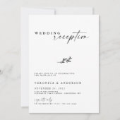 Minimaler Elopement Empfang Hochzeit Foto laden (Vorderseite)