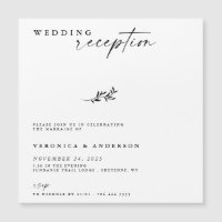 Minimaler Elopement Empfang Hochzeit Foto laden