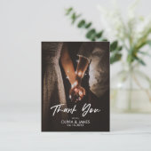 Minimaler Ersatz Ihres Foto Flat Vielen Dank Postc Postkarte (Stehend Vorderseite)