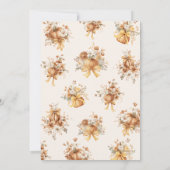 Minimaler Fall Bläschen Fall im Brautparty der Lie Einladung (Rückseite)