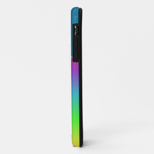 minimaler farbiger LGBTQ Gay Pride Monat Case-Mate iPhone Hülle (Hinten/Links)