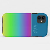 minimaler farbiger LGBTQ Gay Pride Monat Case-Mate iPhone Hülle (Rückseite (Horizontal))