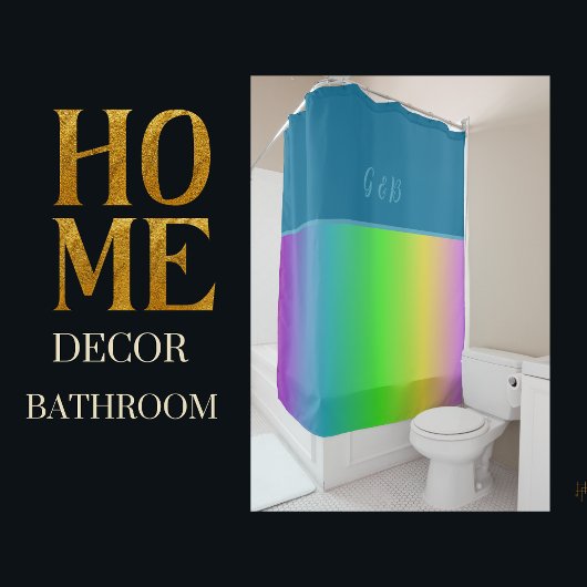 minimaler farbiger LGBTQ Gay Pride Monat Duschvorhang