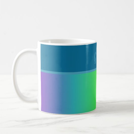 minimaler farbiger LGBTQ Gay Pride Monat Kaffeetasse (Links)