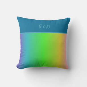 minimaler farbiger LGBTQ Gay Pride Monat Kissen