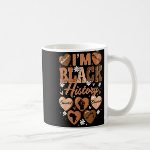Minimaler feiernder schwarzer Historiker-Gebildete Kaffeetasse