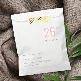 Minimaler, feiner Duskyblau jedes Jahr Jahrestag Geschenktütchen