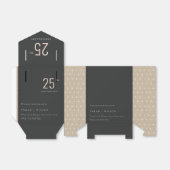 Minimaler feiner schwarzer Rock jedes Jahr Jahrest Geschenkschachtel (Ungefaltet)