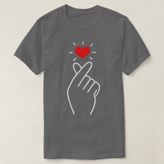 Minimaler Finger T-Shirt (Design vorne)