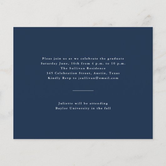 Minimaler Foto-Abschluss (Rückseite)