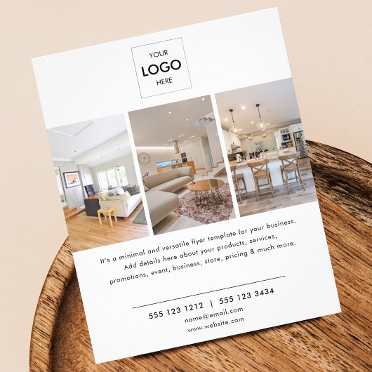 Minimaler Foto Business Flyer