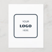Minimaler Foto Business Marketing Flyer (Hinten)