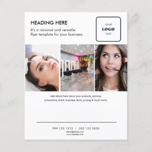 Minimaler Foto Business Marketing Flyer