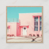 Minimaler Fotograf soziale Medien Instagram kraft Telefonnummerkarte (Rückseite)