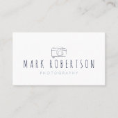 Minimaler Fotograf Visitenkarte (Vorderseite)