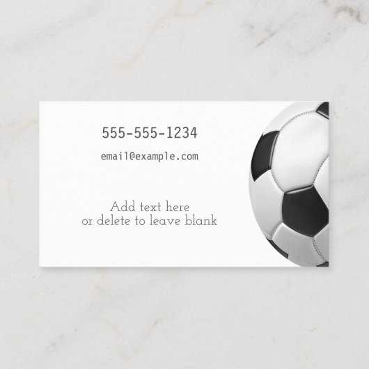 Minimaler Fußball-Ball Black QR Code Football Coac Visitenkarte (Rückseite)