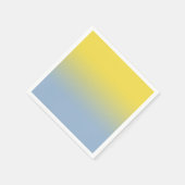 Minimaler gelber hellblauer Lichtstrahl Serviette (Ecke)