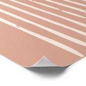 Minimaler geometrischer Bogen des Mitteljahrhunder Poster (Ecke)