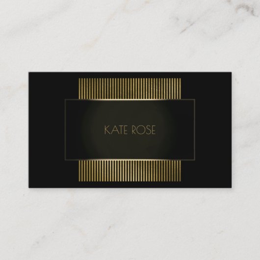 Minimaler geometrischer Rahmen Visitenkarte (Vorderseite)