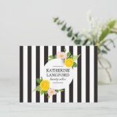 Minimaler Geschenkgutschein für Blumenreste (Stehend Vorderseite)