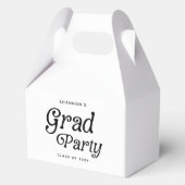 Minimaler Grad Party Retro Abschluss Geschenkschachtel (Vorderseite)