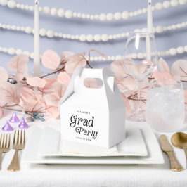 Minimaler Grad Party Retro Abschluss Geschenkschachtel