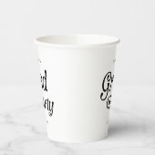 Minimaler Grad Party Retro Abschluss Pappbecher (Links)