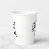 Minimaler Grad Party Retro Abschluss Pappbecher (Rechts)