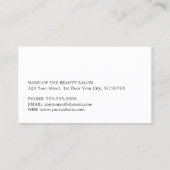 Minimaler Graue Imitate Gold Haare Termin Coupon (Rückseite)