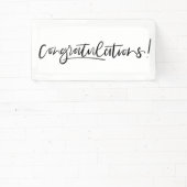 Minimaler handgeschriebener Gratulationsbanner Banner (InSitu)